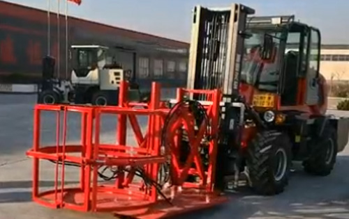 off-road forklift video
